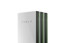 Tesla Powerwall 3 three stacked